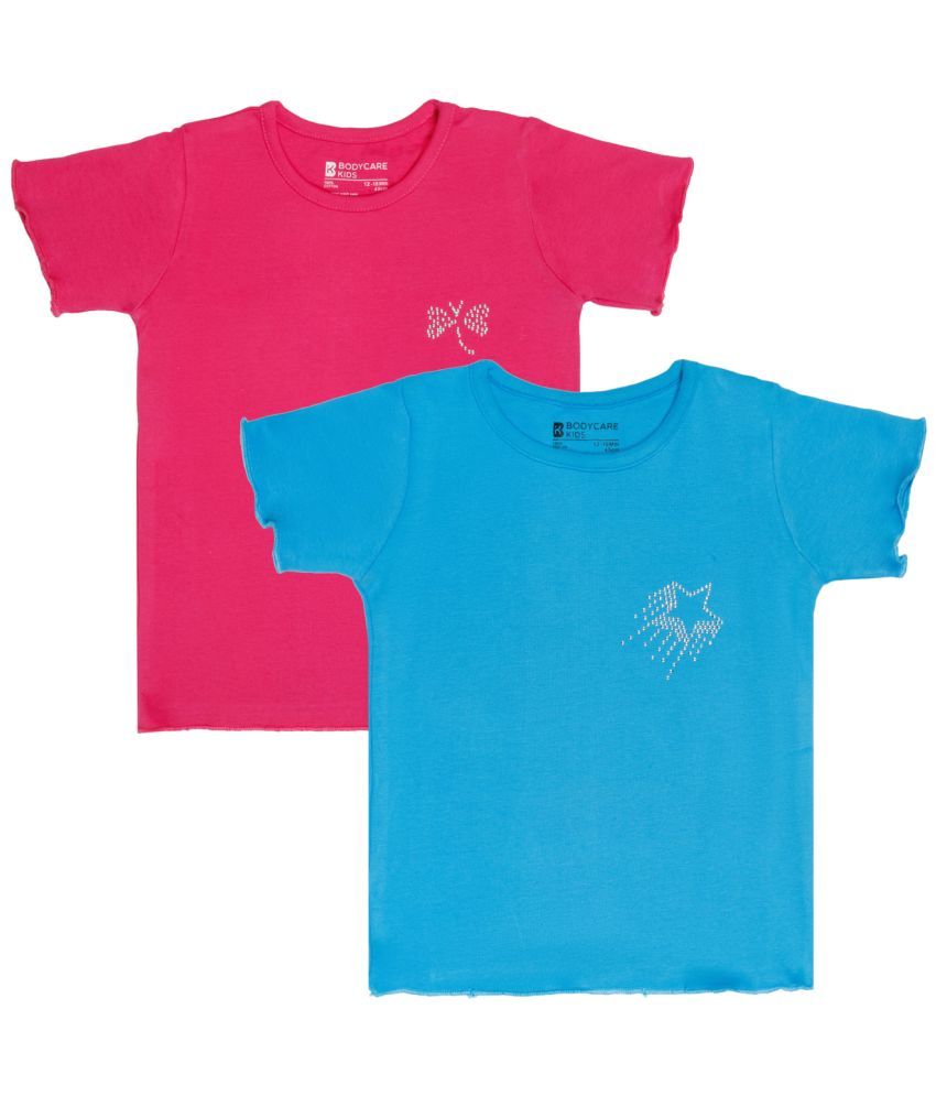     			Bodycare Multi Baby Girl T-Shirt ( Pack of 2 )