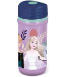 Gluman Disney Frozen Twisty Water Bottle for Kids with Flip-Top Closure - 390ml