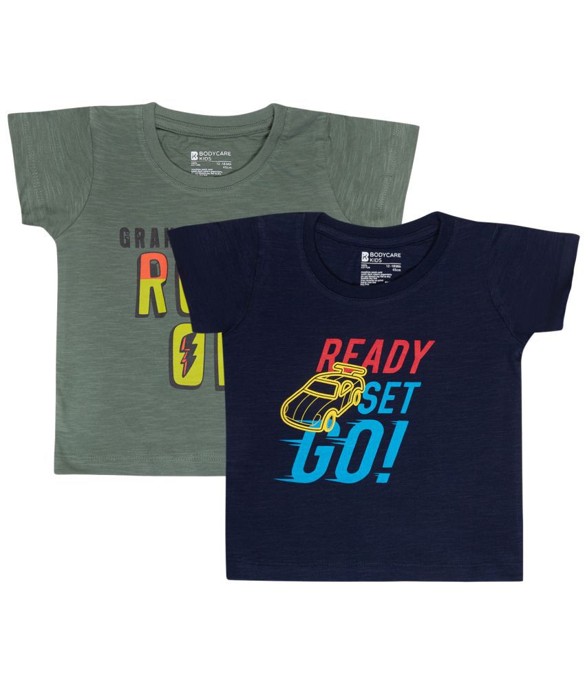    			Bodycare Multi Baby Boy T-Shirt ( Pack of 2 )
