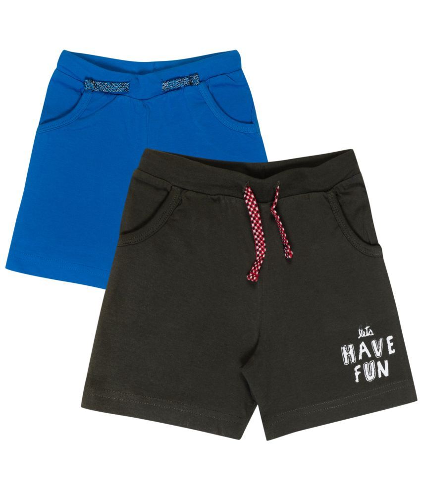     			Bodycare - Multicolor Cotton Blend Boys Shorts ( Pack of 2 )