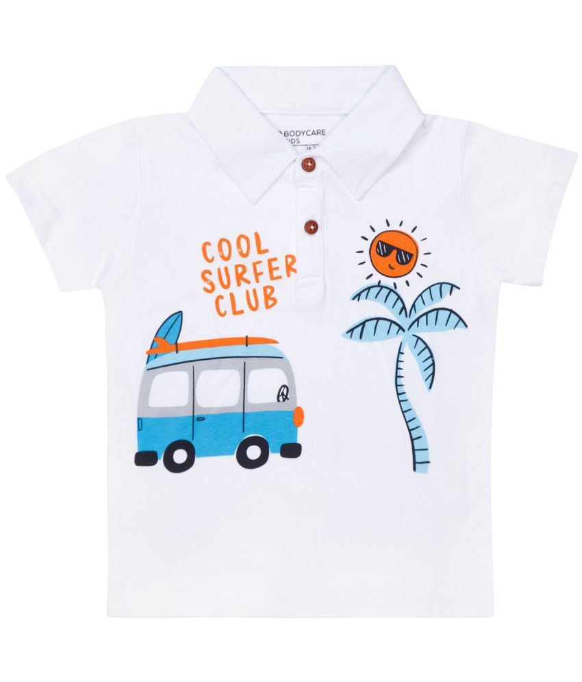     			Bodycare White Baby Boy T-Shirt ( Pack of 1 )