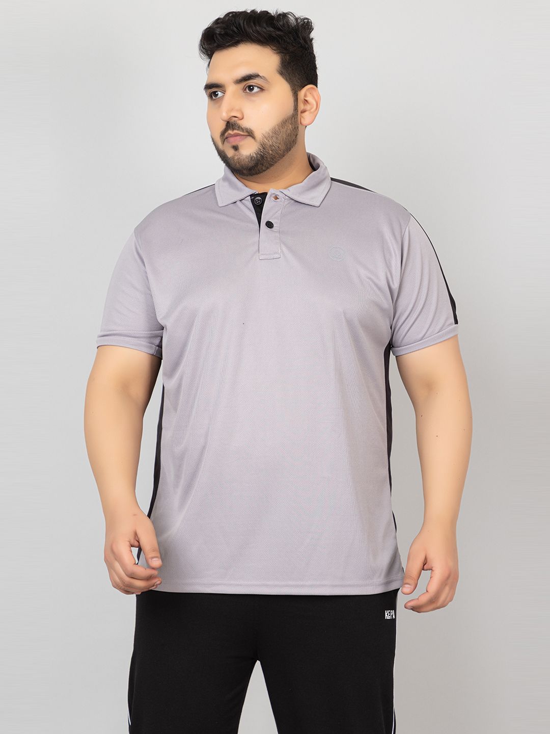     			Chkokko Polyester Regular Fit Solid Half Sleeves Men's Polo T Shirt - Grey ( Pack of 1 )