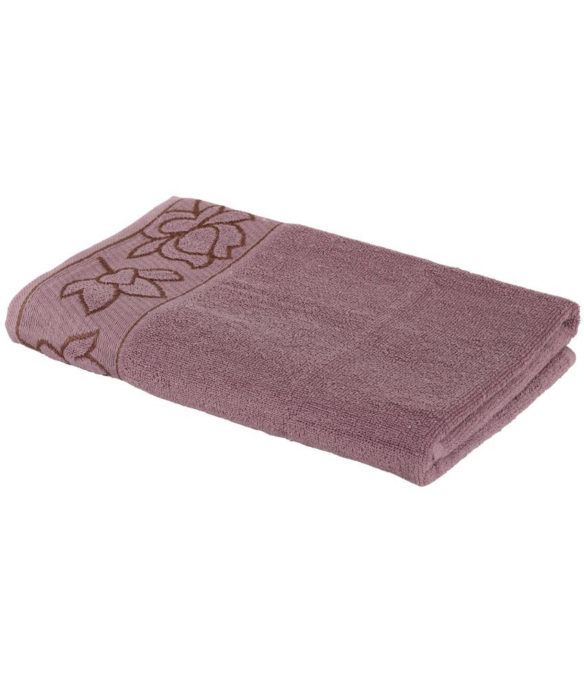     			Satisfyn Cotton Floral 400 -GSM Bath Towel ( Pack of 1 ) - Mauve