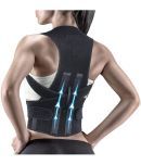 Back Brace With Dual Steel Metallic Plate Support At Back | Posture Corrector Therapy Shoulder Belt for Lower and Upper Back Pain Relief & Band Posture (Free Size) Pack of 1