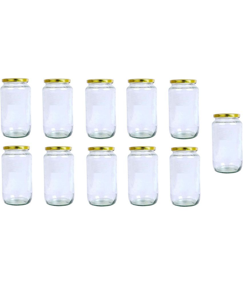     			AFAST Glass Container Glass Transparent Utility Container ( Set of 11 )