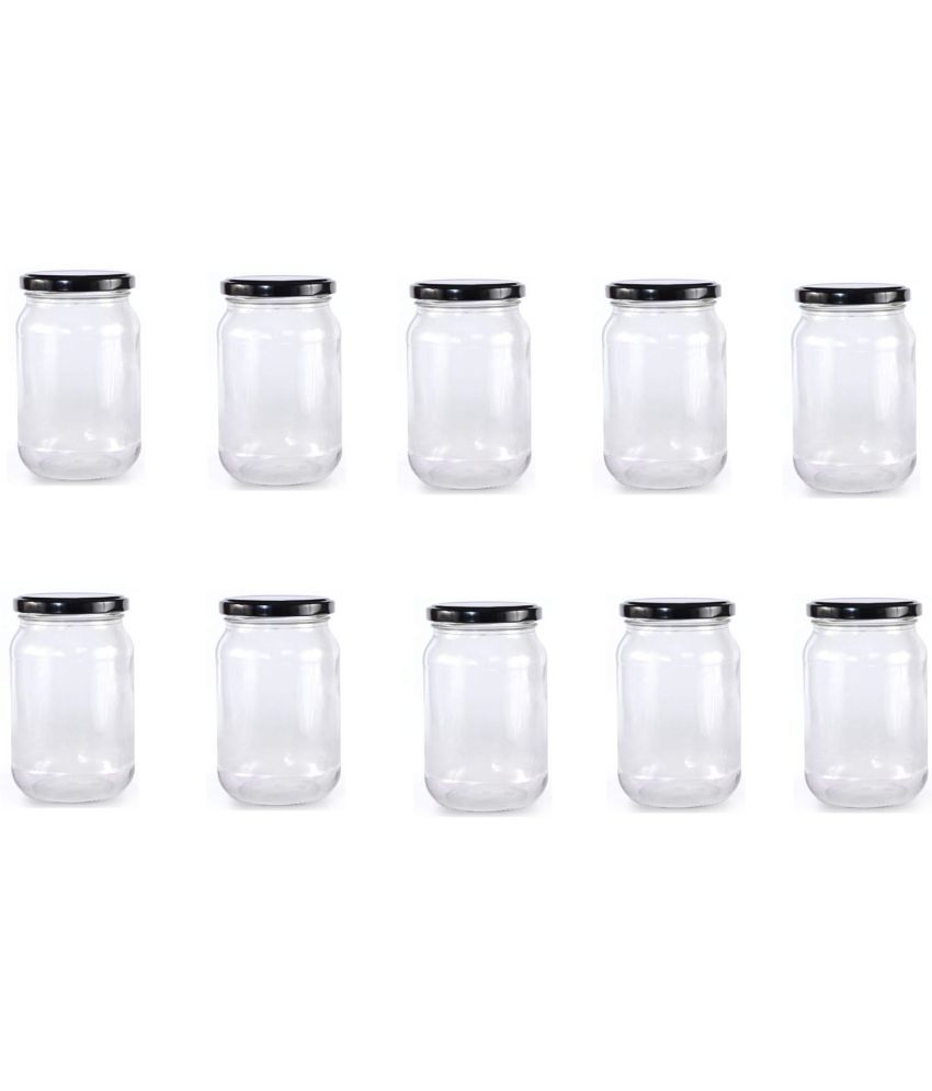     			AFAST Glass Container Glass Transparent Utility Container ( Set of 10 )