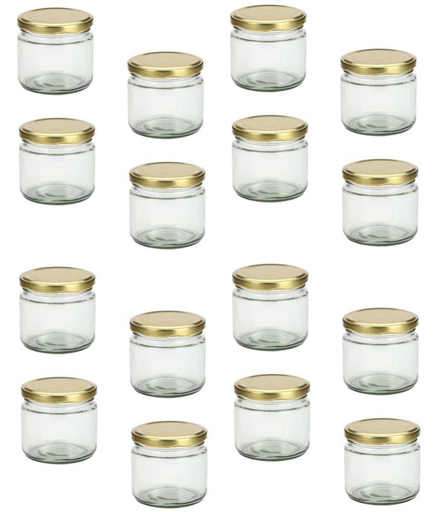     			AFAST Glass Container Glass Transparent Utility Container ( Set of 16 )