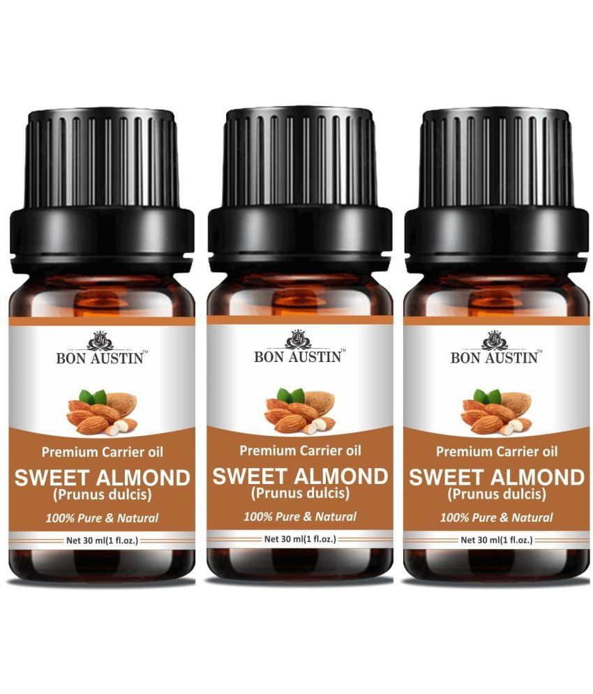     			Bon Austin Sweet almond Essential Oil Aromatic 30 mL ( Pack of 3 )