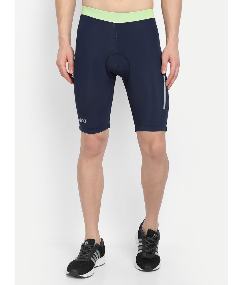     			Dida Sportswear Navy Polyester Men's Cycling Shorts ( Pack of 1 )