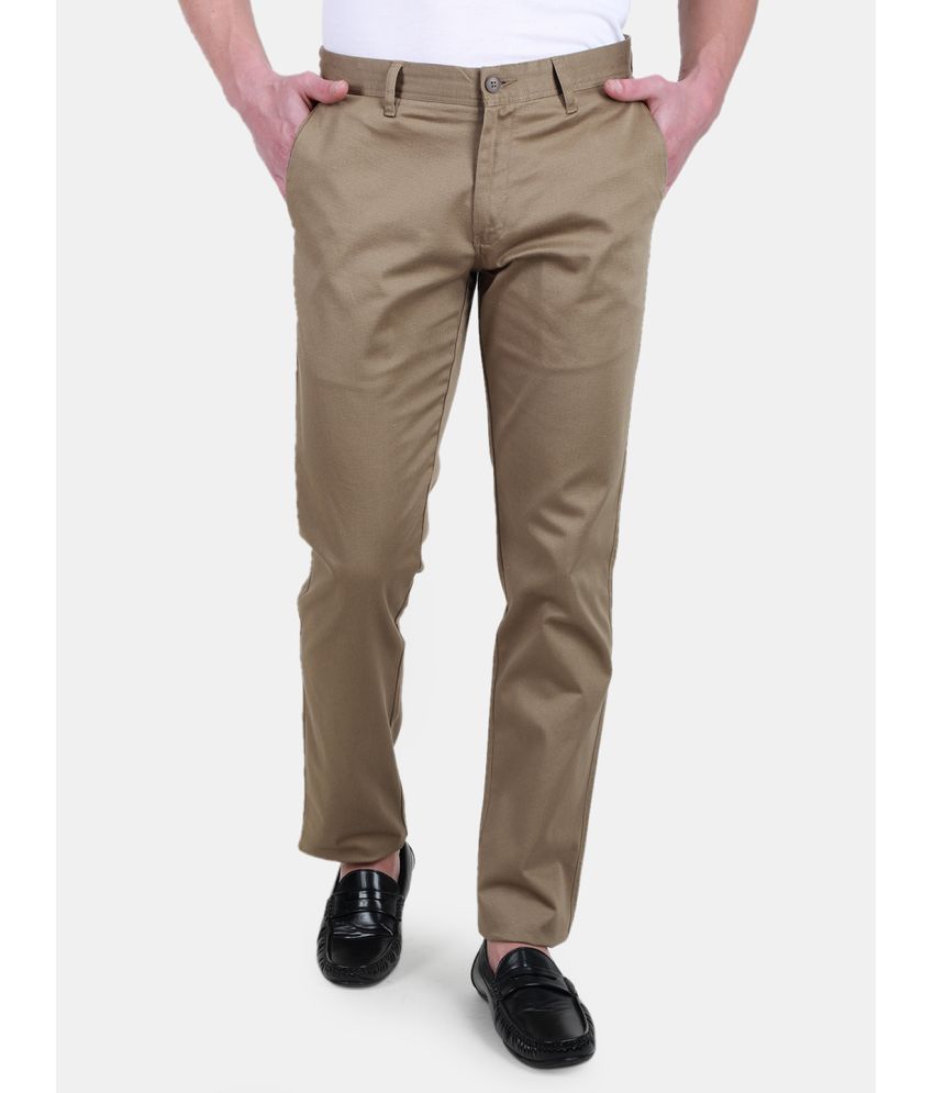     			Duke Slim Flat Men's Chinos - Beige ( Pack of 1 )