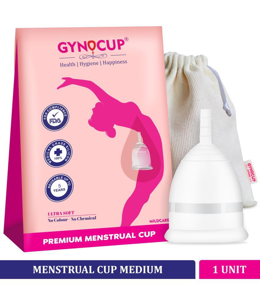     			GynoCup Silicone Reusable Menstrual Cup Medium ( Pack of 1 )