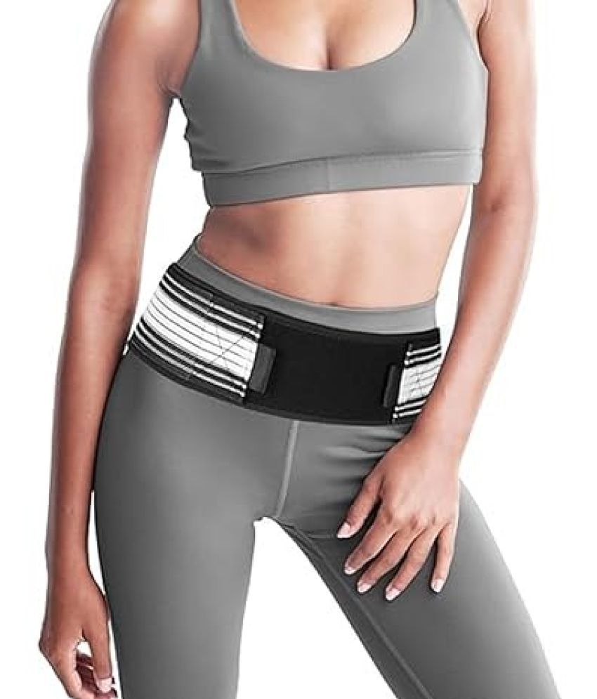     			Hip Belt for Women and Men，Breathable Anti-Slip Pelvic and Lower Back Support Brace - Pain Relief for Sciatica, Pelvis, Lumbar, Nerve and Leg Pain - Stabilizing Compression