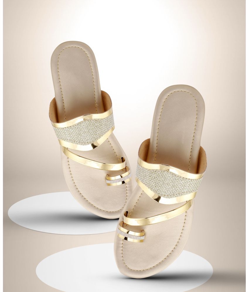     			Paduki Gold Women's Flats