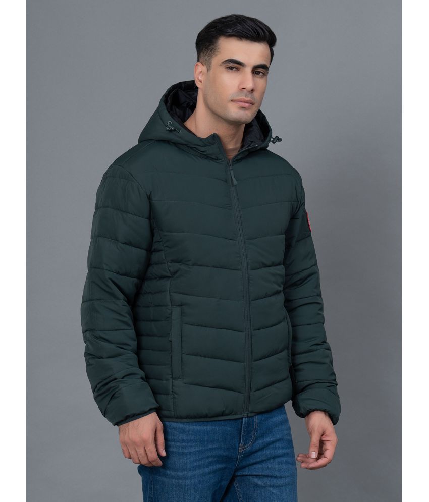     			Red Tape Polyester Blend Men's Puffer Jacket - Green ( Pack of 1 )