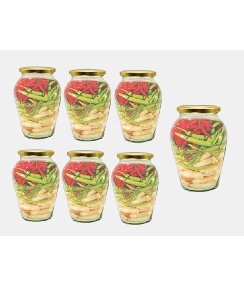     			AFAST Glass Container Glass Transparent Utility Container ( Set of 7 )
