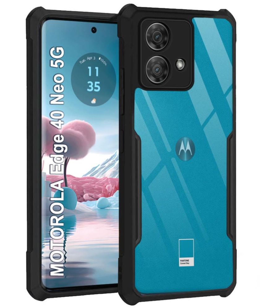     			Case Vault Covers Shock Proof Case Compatible For Polycarbonate Motorola Edge 40 Neo 5G ( Pack of 1 )