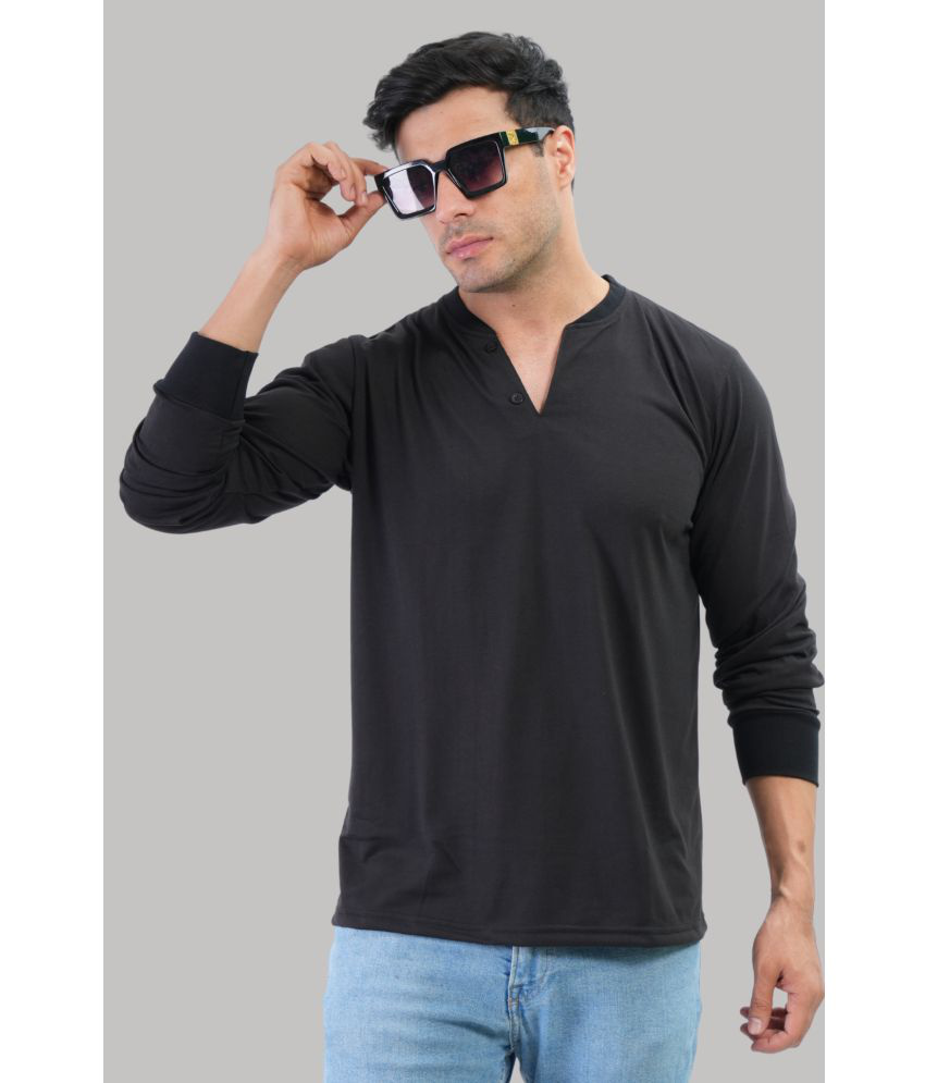     			Forbro Black Cotton Regular Fit Men's Sports T-Shirt ( Pack of 1 )