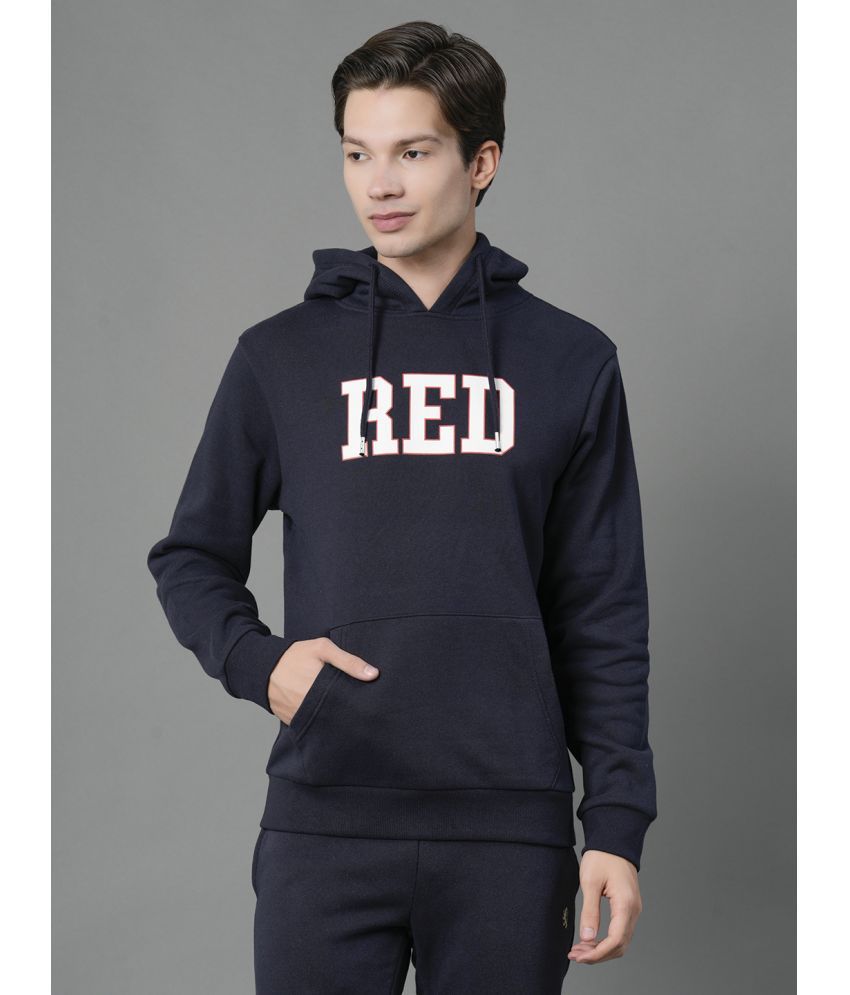     			Red Tape Cotton Blend Hooded Men's Sweatshirt - Navy ( Pack of 1 )