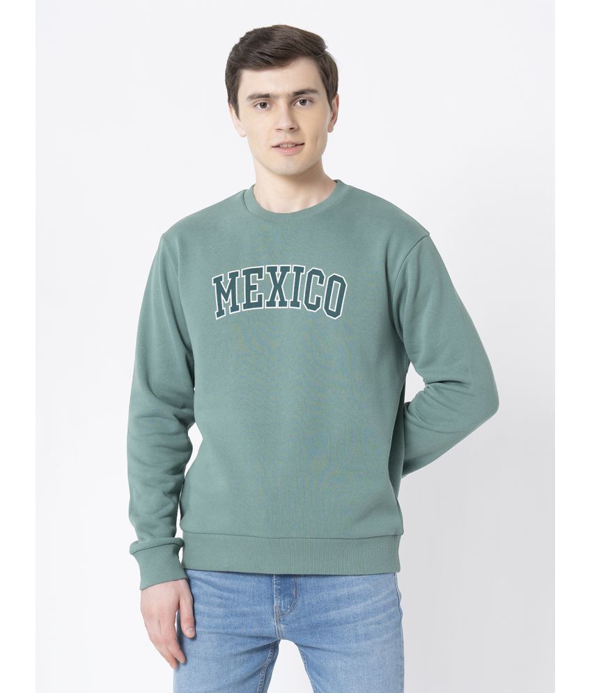     			Red Tape Cotton Blend Round Neck Men's Sweatshirt - Green ( Pack of 1 )