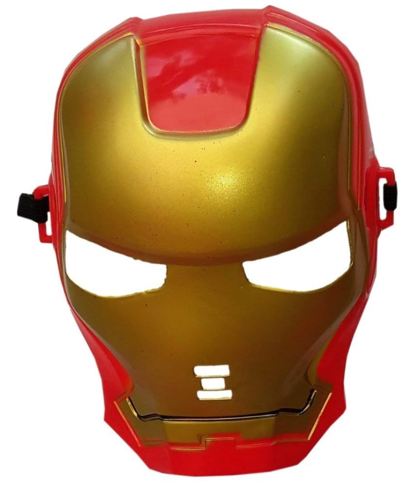     			Superhero Iron Face Face for Kids - Red, Freesize