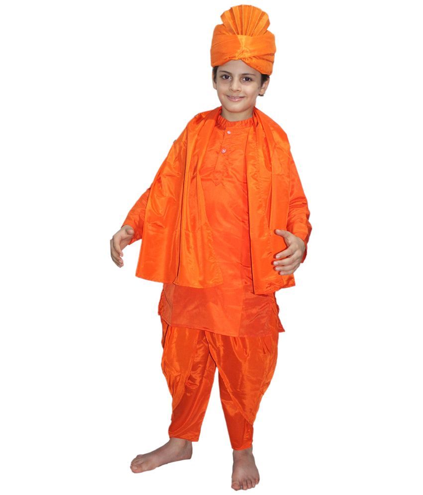     			Swami Vivekanand Costume, National Hero Dress For Republic Day - 15-16 Yrs