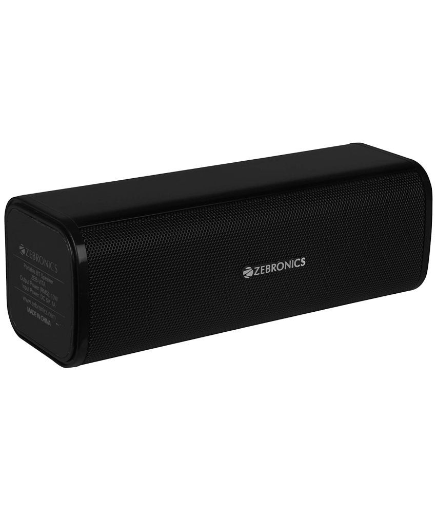     			Zebronics ZEB-VITA 10 W Bluetooth Speaker Bluetooth v5.0 with USB Playback Time 5 hrs Black