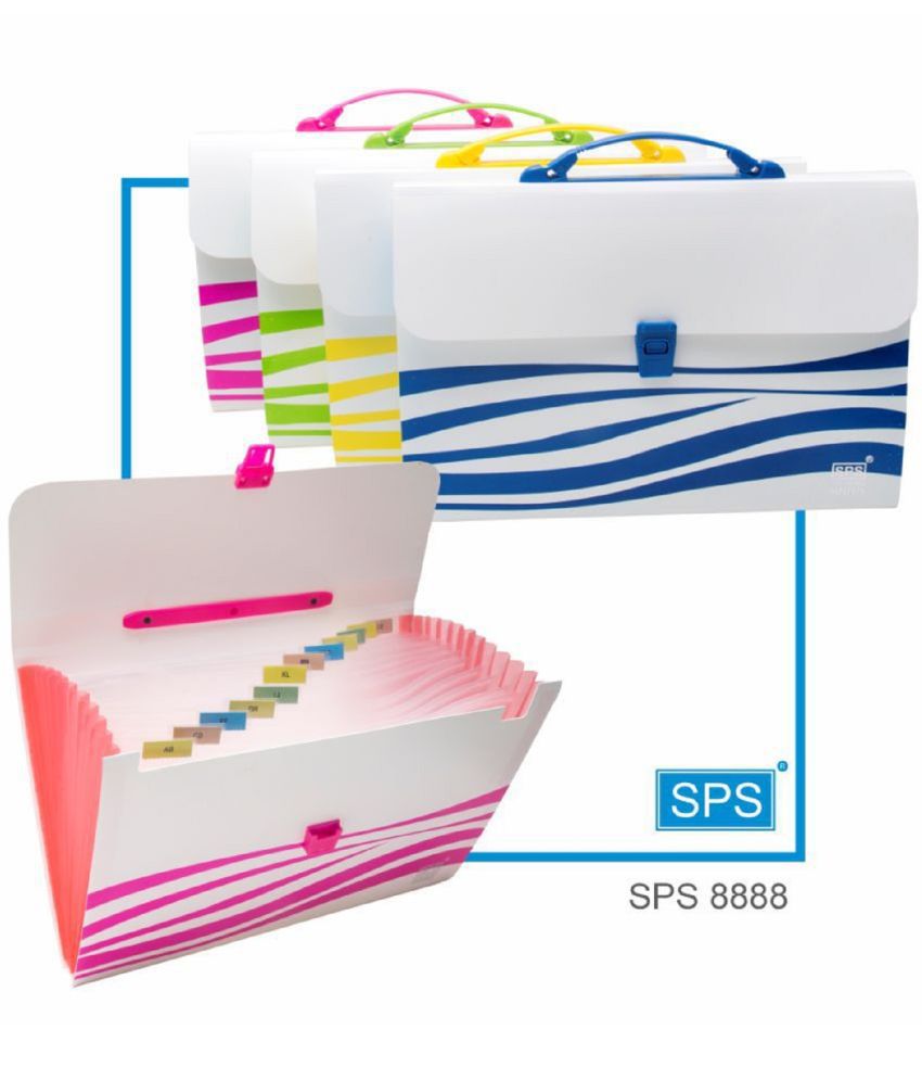     			banistrokes Multicolor Expandable File ( Pack of 1 )