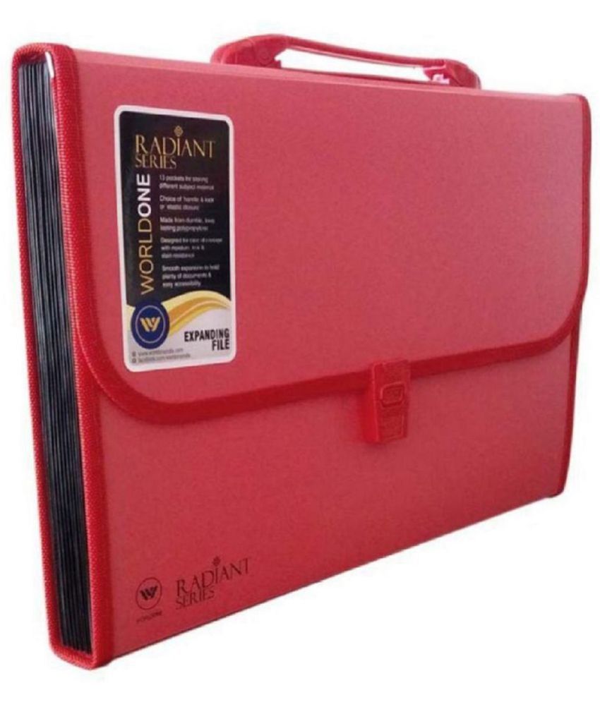     			banistrokes Red Expandable File ( Pack of 1 )