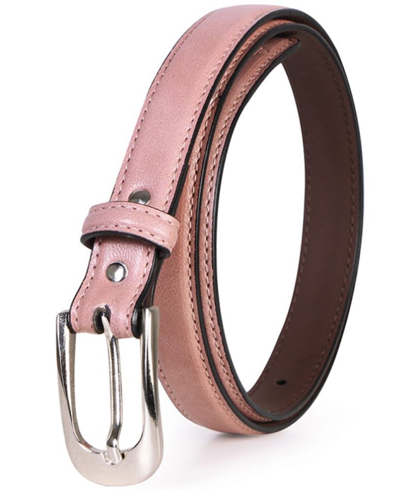     			Bonjour Leather Women's Skinny Belt ( Pack of 1 )