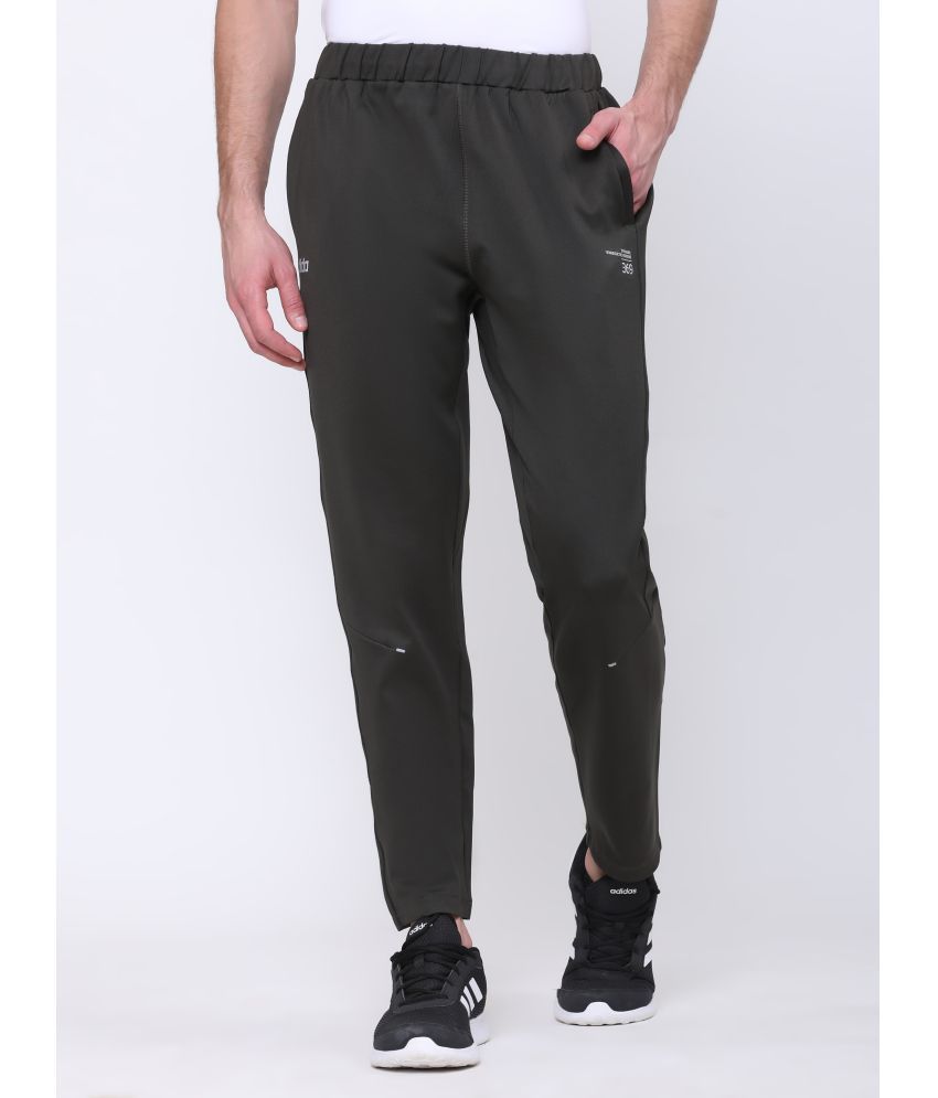     			Dida Sportswear Charcoal Polyester Men's Sports Trackpants ( Pack of 1 )