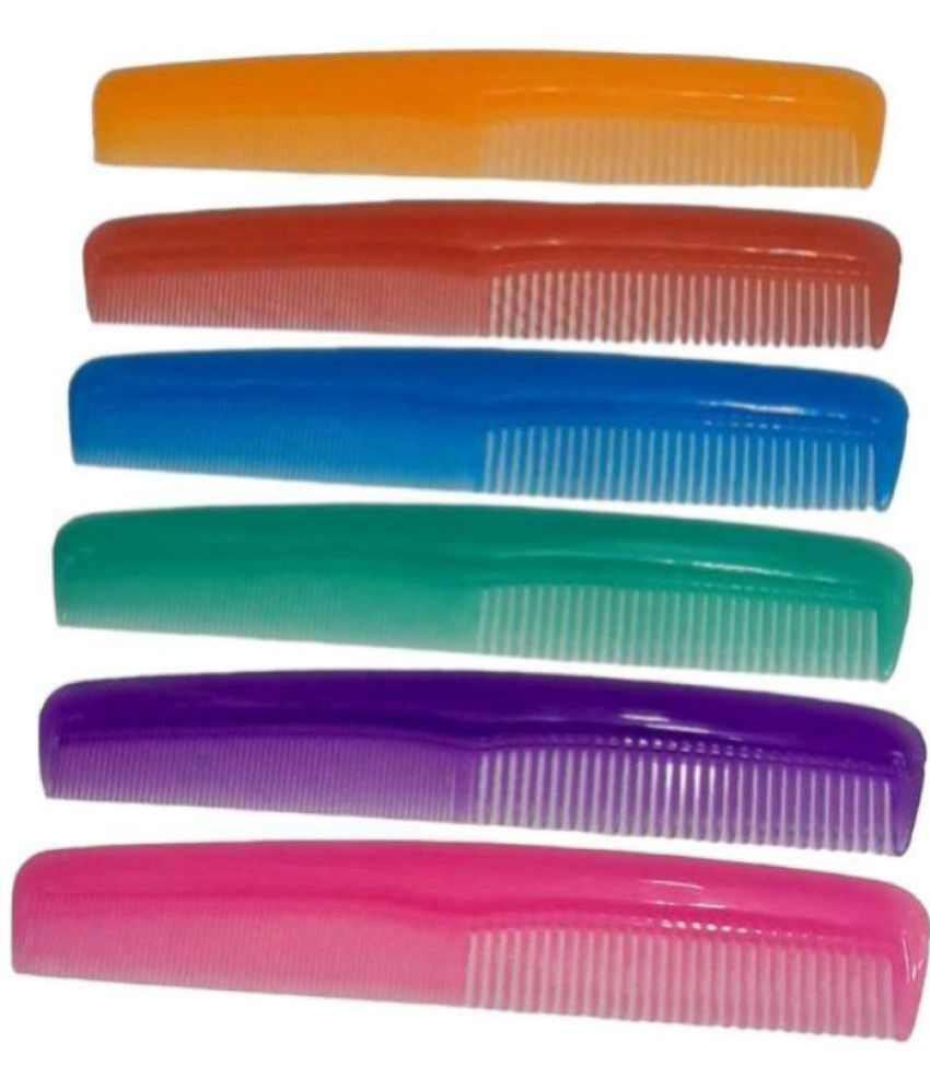     			HINDUSTAN CARE AND CURE Rattail Comb For All Hair Types ( Pack of 6 )