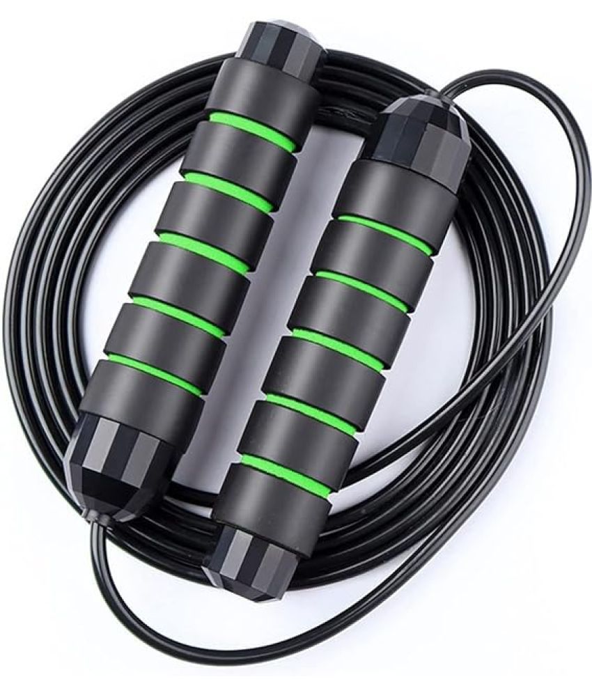     			Skipping Rope for Men and Women Jumping Rope With Adjustable Height Speed Skipping Rope for Exercise, Gym, Sports Fitness Adjustable Jump Rope, Pack of 1