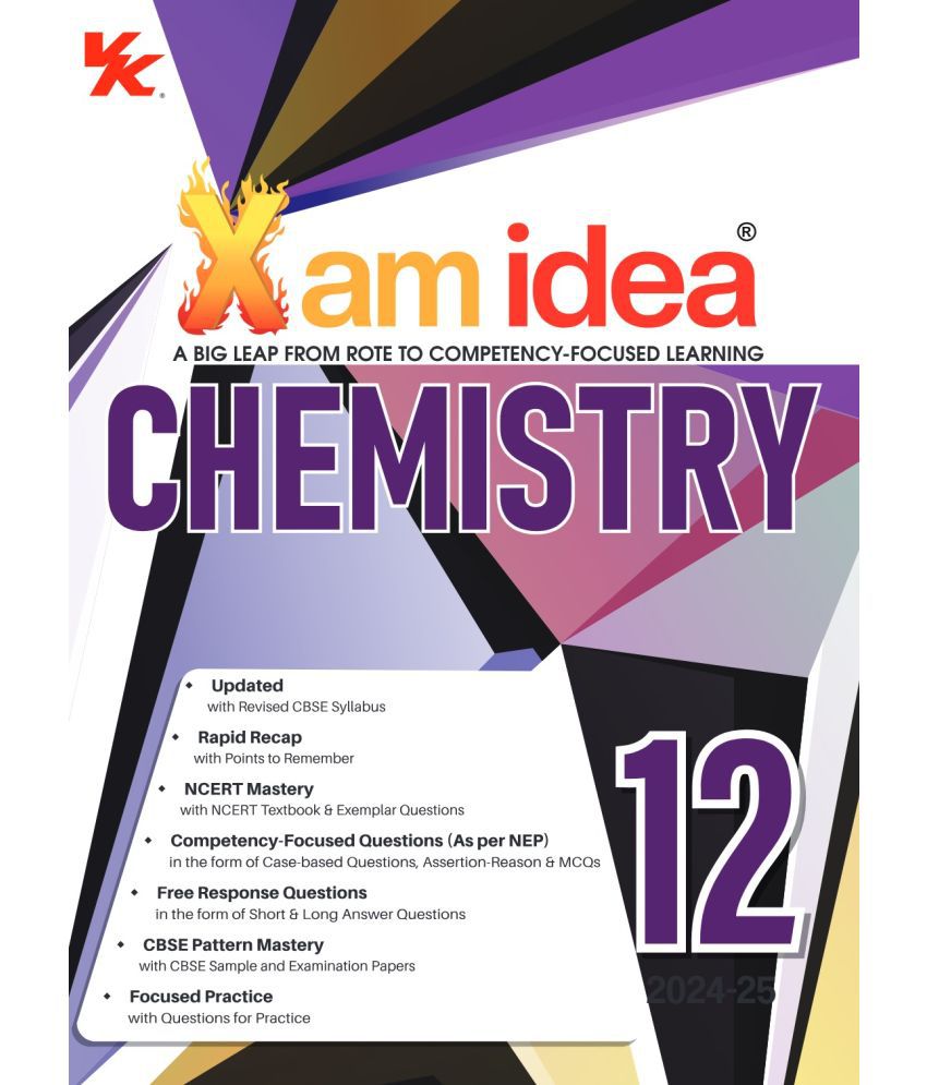     			Xam idea Chemistry Class 12 Book | CBSE Board | Chapterwise Question Bank | Based on Revised CBSE Syllabus | NCERT Questions Included | 2024-25 Exam