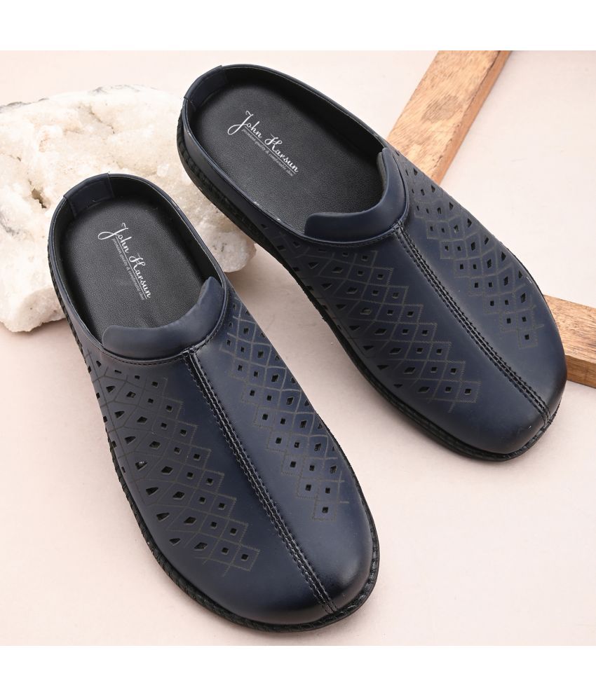     			John Karsun - Blue Men's Sandals