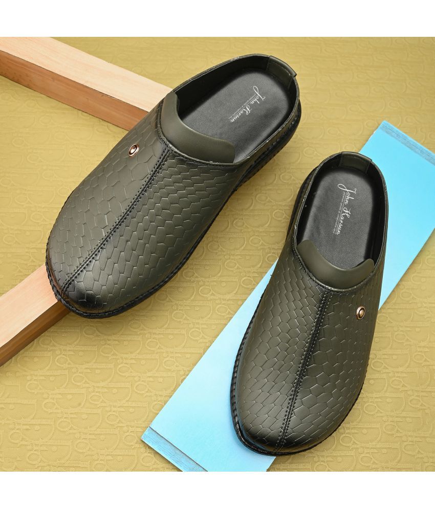     			John Karsun - Olive Men's Sandals