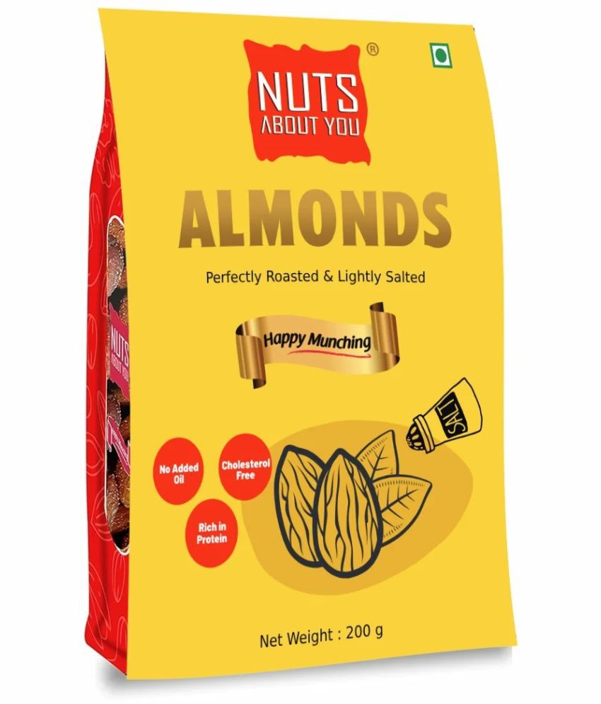     			NUTS ABOUT YOU Roasted & Salted Almonds 200 g