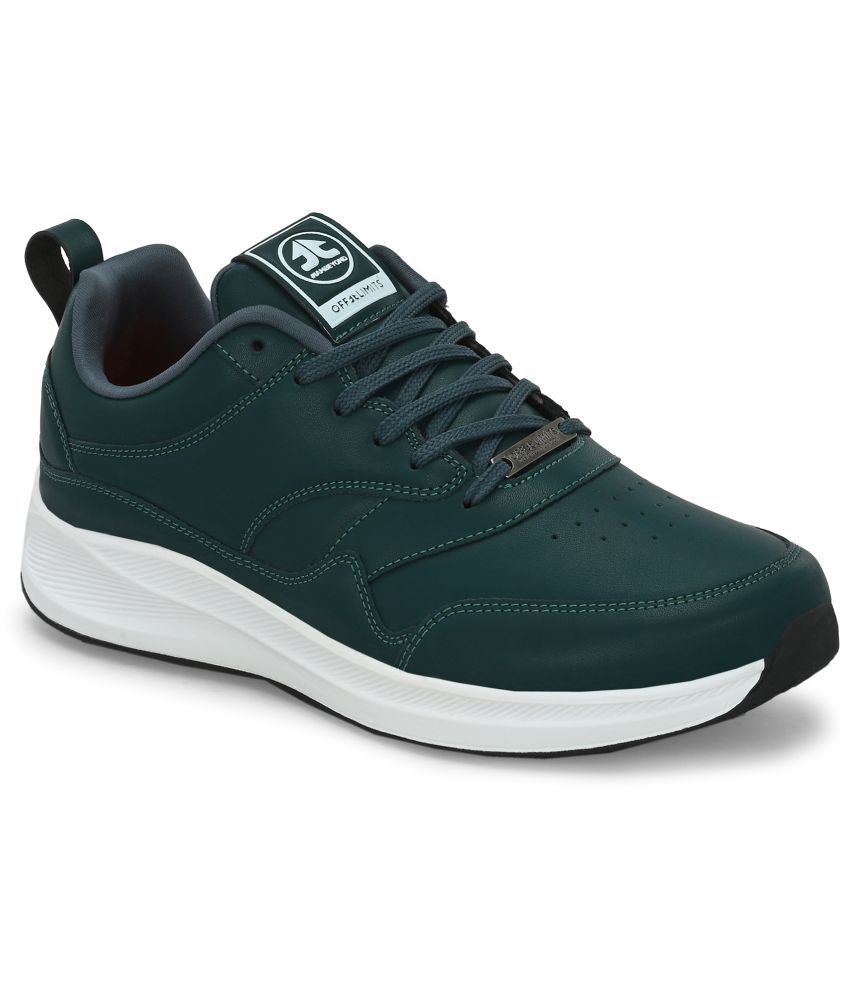     			OFF LIMITS STUSSY Green Men's Sports Running Shoes