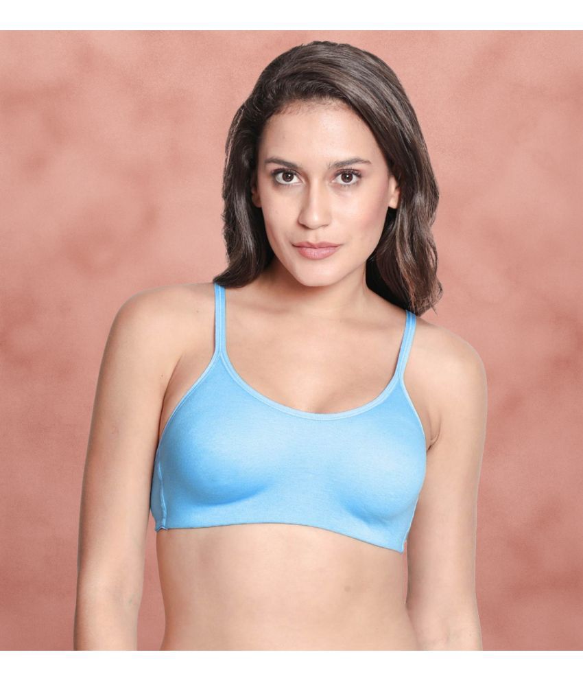     			Susie Blue Cotton Blend Non Padded Women's T-Shirt Bra ( Pack of 1 )