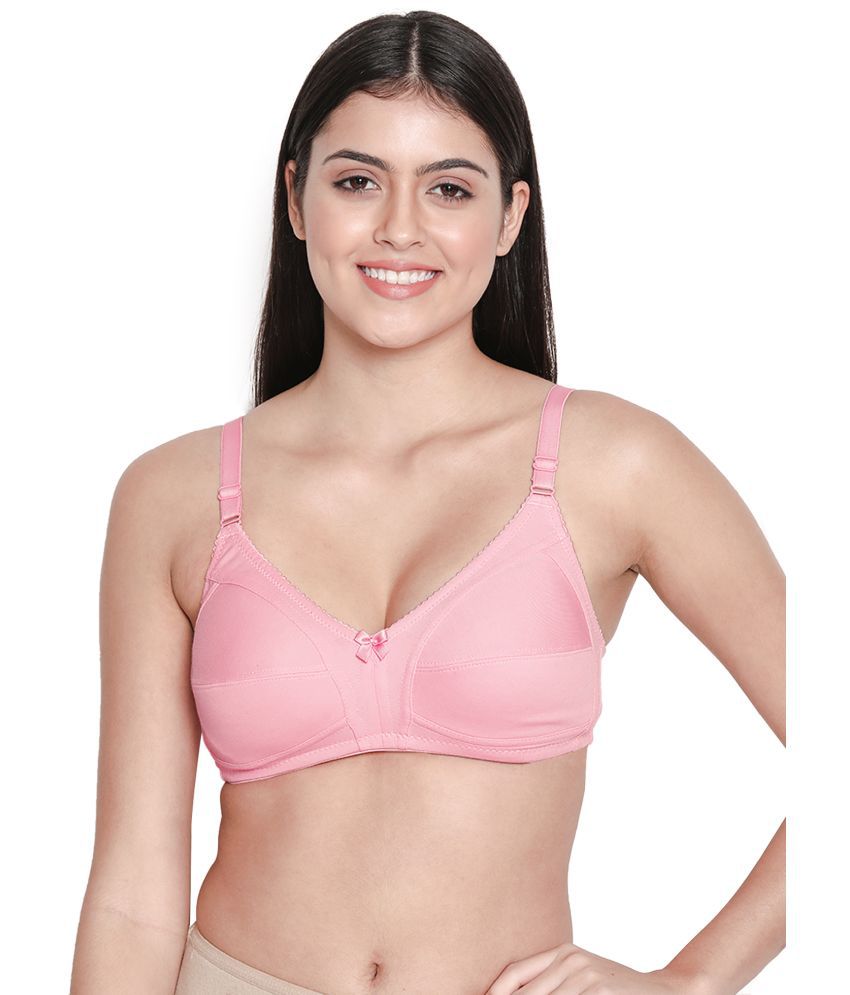     			Susie Pink Cotton Blend Non Padded Women's T-Shirt Bra ( Pack of 1 )