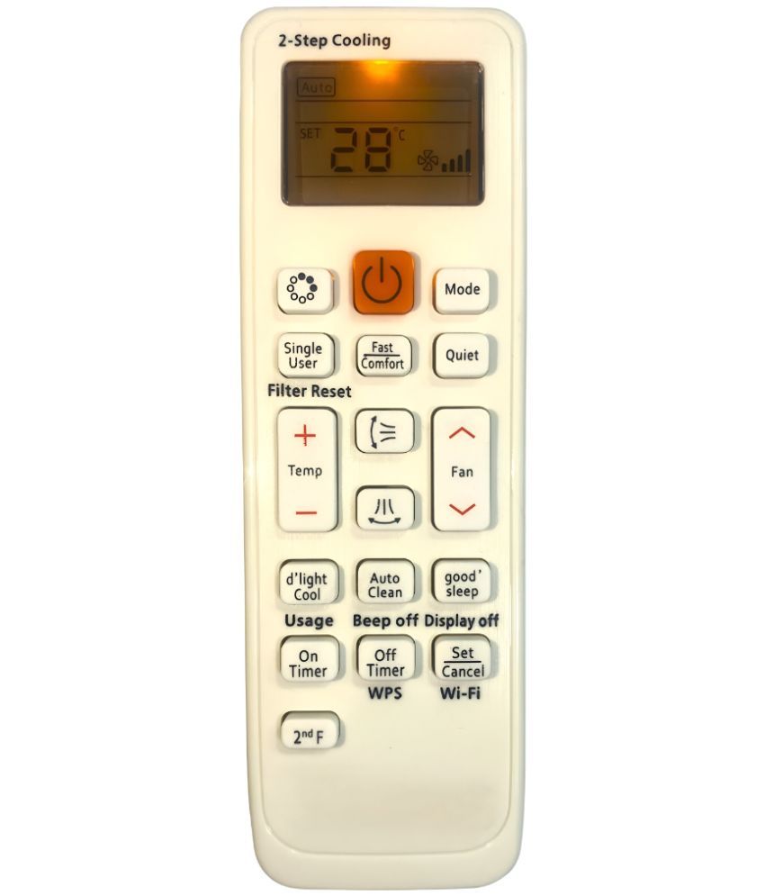     			Upix 90A (With Backlight) AC Remote Compatible with Samsung AC