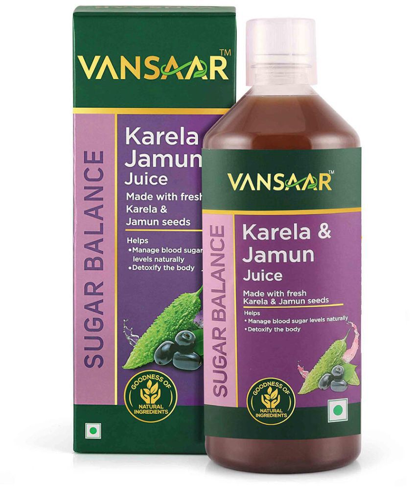     			Vansaar Karela & Jamun Juice-1L| Suitable for diabetes & prediabetes care