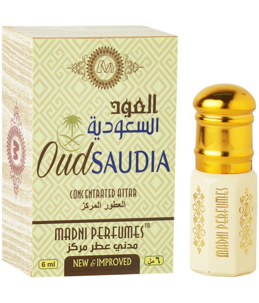     			Madni Perfumes Oud Saudia Premium Attar For Men & Women - 6ml | Alcohol-Free Aromatic Perfume Oil