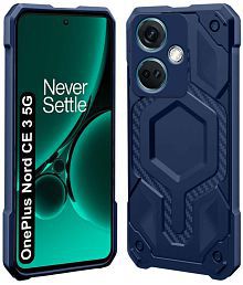 Nainz Hybrid Bumper Covers Compatible For Rubber OnePlus Nord CE 3 5G ( Pack of 1 )
