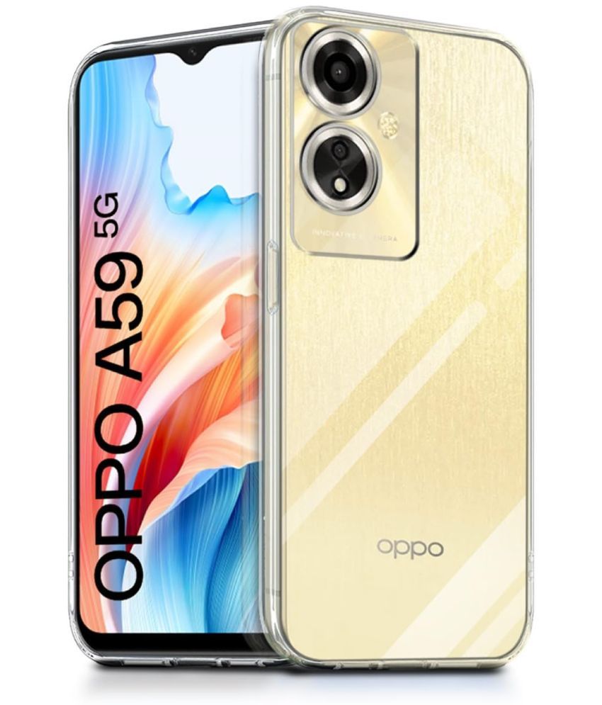     			Case Vault Covers Silicon Soft cases Compatible For Silicon Oppo A59 5G ( Pack of 1 )