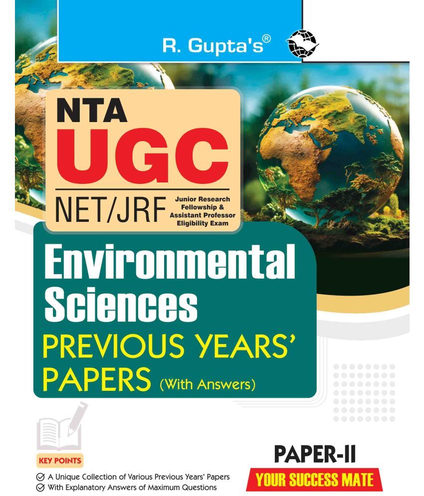     			NTA-UGC-NET/JRF : Environmental Sciences (PAPER-II) Previous Years' Papers (With Answers)