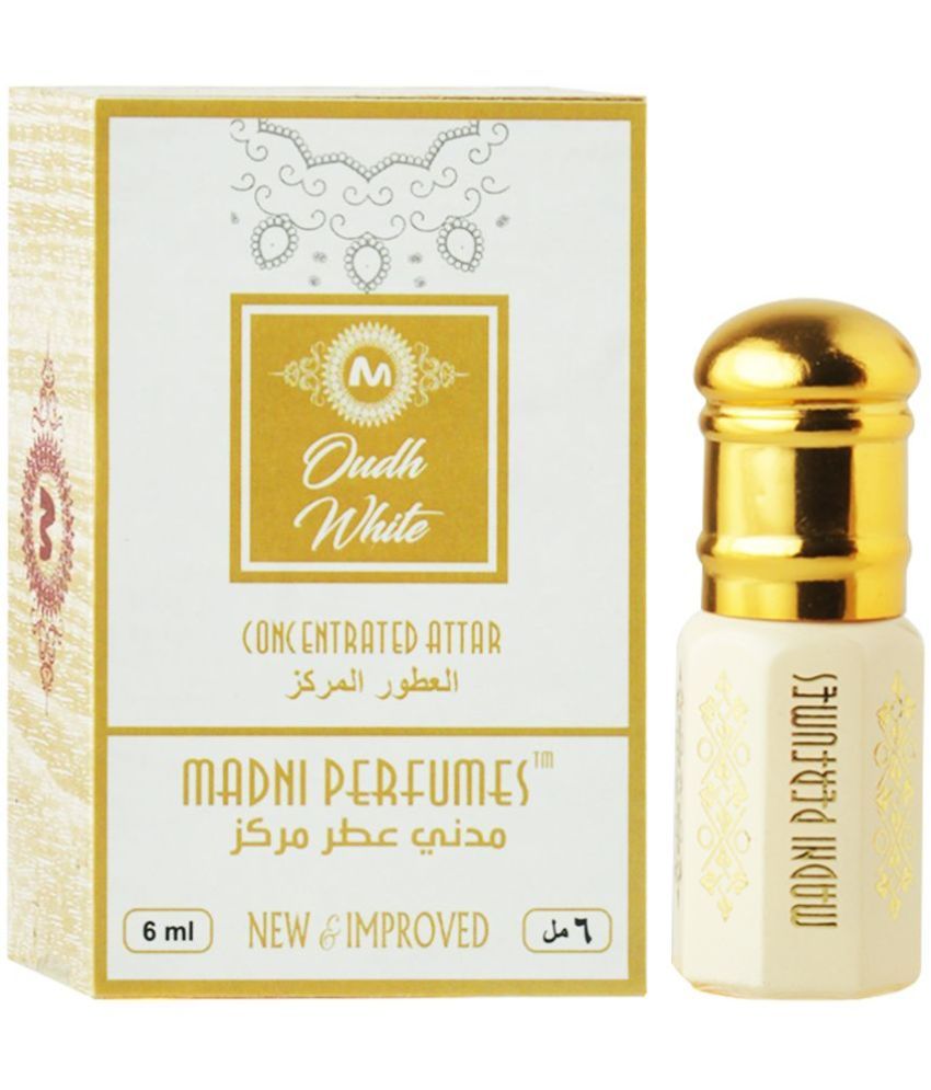     			Madni Perfumes Oudh White Premium Attar For Men & Women - 6ml | Alcohol-Free Aromatic Perfume Oil