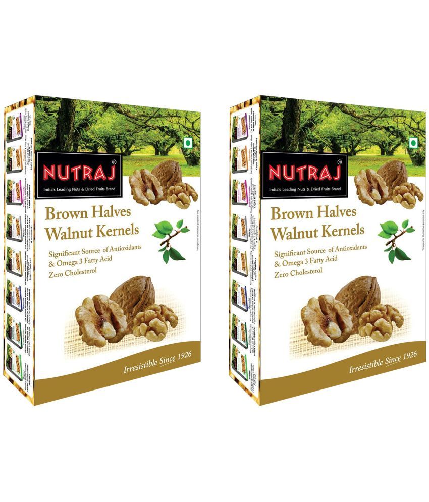     			Nutraj Brown Halves Walnut Kernels 500g (2 X 250g), Akhrot Giri 500g