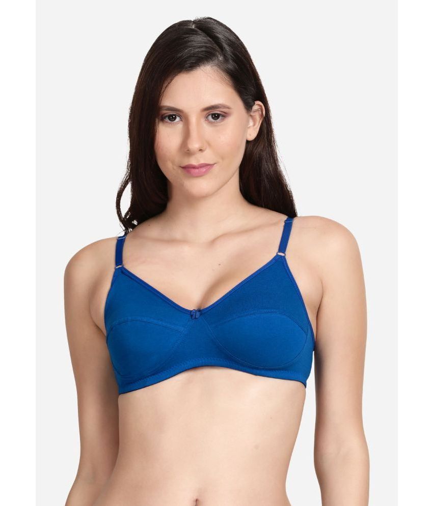     			Shyle Cotton Women's Everyday Bra ( Blue ) EFM003-RoyalBlue