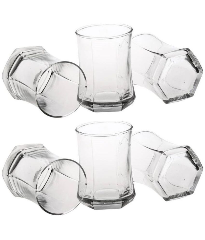     			Somil Stylish Glass Glass Glasses 300 ml ( Pack of 6 )
