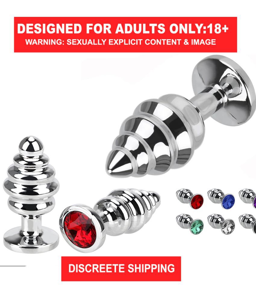     			Stainless Steel Butt Plug Anal Massager Spiral Beads Stimulation Thread Anal Plug Anus Sex Toy for Adult Men Women Sex adult products male prostate massager sexy toys women